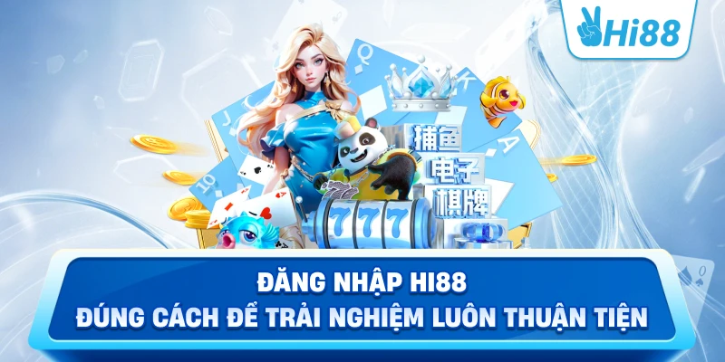 Đăng nhập Hi88 đúng cách để trải nghiệm luôn thuận tiện