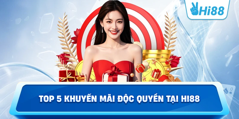 Top 5 Khuyến Mãi Độc Quyền Tại Hi88